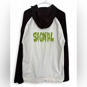 Men's Rare Vintage Signal Snowboard Ski Jacket XL Waterproof Breathable Full Zip